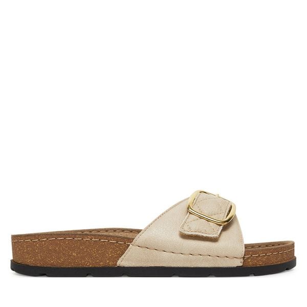 Klapki Scholl. Brązowe klapki damskie Scholl, bez wzorów, bez obcasa. Za 419.99 zł.