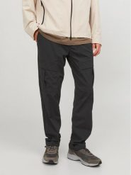 Jack & Jones Spodnie materiałowe Velo 12248997 Czarny Relaxed Fit. Czarne spodnie materiałowe męskie Jack & Jones, m, bez wzorów, z materiału. Za 139.99 zł.
