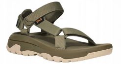 Teva Sandały turystyczne damskie Hurricane XLT3 - burnt olive rozmiar: 38 (730617). Zielone sandały damskie Teva, bez wzorów, bez obcasa, bez zapięcia. Za 265.11 zł.