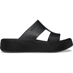 Getaway Platform Sandal dla kobiet. Czarne klapki damskie Crocs, bez wzorów. W wyprzedaży za 138.57 zł.