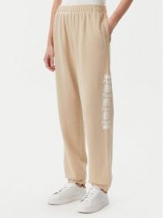 PINKO Spodnie dresowe Plumcake 104790 A2CV Beżowy Regular Fit. Brązowe spodnie dresowe damskie Pinko, xs, bez wzorów, z bawełny. Za 479.99 zł.
