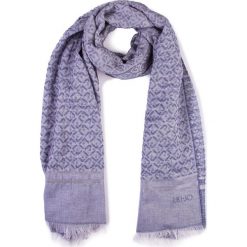 Szal LIU JO - Stola Logo Jacquard N19302 T0300 Denim 00737. Szaliki i chusty damskie marki Liu Jo. Za 389.00 zł.