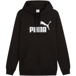 Męska Bluza Z Kapturem ESS No.1 Logo. Czarne bluzy męskie Puma, m, bez wzorów, z kapturem. Za 237.99 zł.