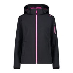 Kurtka damska turystyczna CMP 39A5006. Szare kurtki sportowe damskie CMP, l, bez wzorów, z softshellu, bez kaptura, trekkingowe. W wyprzedaży za 293.99 zł.