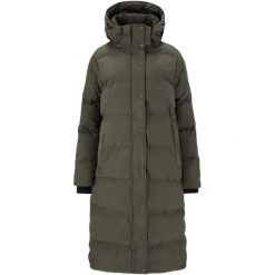 Parka dla kobiet Whistler Adalee. Czarne kurtki damskie Whistler, bez wzorów, z puchu, sportowe, bez kaptura. Za 559.00 zł.
