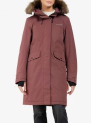 Płaszcz ocieplany damski Didriksons Erika Parka 3. Czerwone parki damskie Didriksons, m, bez wzorów, z syntetyku, bez kaptura. Za 846.99 zł.