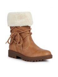Geox Kozaki J Casey Girl B Abx J367ZA 000BU C5006 S Brązowy. Brązowe buty zimowe dziewczęce Geox, bez wzorów, ze skóry, bez zapięcia. Za 449.99 zł.
