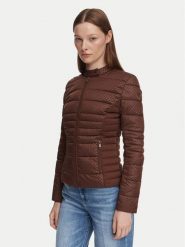 Guess Kurtka przejściowa W6YL16 W2891 Brązowy ciemny Slim Fit. Brązowe kurtki damskie Guess, s, z aplikacjami, z syntetyku, bez kaptura. Za 694.99 zł.