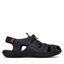 Sandały Rieker. Czarne sandały męskie Rieker, bez zapięcia. Za 279.99 zł.