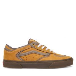 Tenisówki Vans. Żółte trampki męskie Vans, bez wzorów, bez zapięcia. Za 399.99 zł.