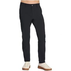 Spodnie męskie Skechers The GO WALK Everywhere Pant. Czarne spodnie sportowe męskie Skechers, m, bez wzorów, z materiału, na fitness i siłownię. Za 390.00 zł.