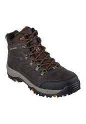 Buty trekkingowe męskie Skechers Relment Daggett. Brązowe trekkingi męskie Skechers, za kostkę, trekkingowe. Za 479.99 zł.