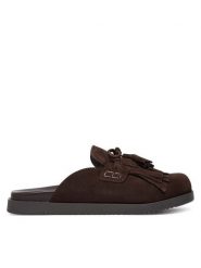 Steve Madden Klapki Maurea 11005586 Brązowy. Brązowe klapki damskie Steve Madden, bez wzorów, ze skóry, bez obcasa. Za 519.99 zł.
