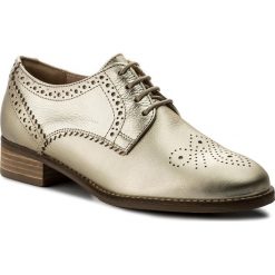 Oxfordy CLARKS - Netley Rose 261309384 Champagne Combi. Półbuty damskie marki Clarks. W wyprzedaży za 299.00 zł.