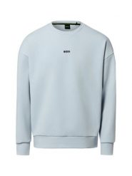 BOSS Green Bluza - Stenson Mężczyźni Bawełna niebieski, XL. Niebieskie bluzy męskie BOSS GREEN, m, bez wzorów, z bawełny, bez kaptura. Za 279.95 zł.