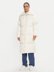 Calvin Klein Płaszcz zimowy K20K207721 Biały Regular Fit. Białe płaszcze damskie Calvin Klein, na zimę, xl, bez wzorów, z syntetyku, bez kaptura. Za 1,359.00 zł.