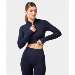 Longsleeve rozpinany Carpatree Elite granatowy. Niebieskie obuwie sportowe damskie Carpatree, bez wzorów, z elastanu, na fitness i siłownię. W wyprzedaży za 139.99 zł.