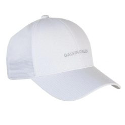 Czapka golfowa Galvin Green Shane. Niebieskie czapki i kapelusze męskie GALVIN GREEN, bez wzorów, z tkaniny. Za 214.00 zł.