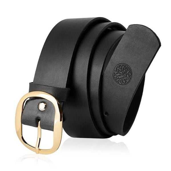 Skórzany pasek damski BETLEWSKI Czarny 95. Czarne paski damskie Betlewski, bez wzorów, ze skóry. Za 109.00 zł.