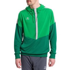 Bluza Erima Squad. Zielone bluzy męskie Erima, l, bez wzorów, z dresówki, z kapturem. Za 170.70 zł.