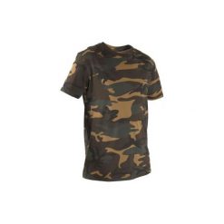 Koszulka myśliwska z krótkim rękawem SG100 camo WL. Koszulki sportowe męskie marki SOLOGNAC. Za 29.99 zł.