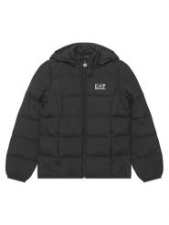 EA7 Emporio Armani Kurtka zimowa 8NFB08 FNF8Z UC001 Czarny Regular Fit. Czarne kurtki i płaszcze dla dziewczynek EA7 Emporio Armani, na zimę, bez wzorów, z syntetyku, bez kaptura. Za 619.99 zł.