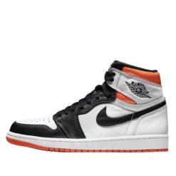 Buty do chodzenia dla dorosłych Air Jordan 1 Retro High OG Electro Orange. Szare obuwie sportowe damskie Jordan, bez wzorów, ze skóry, trekkingowe. Za 1,160.46 zł.