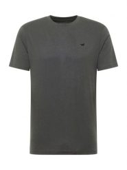Męski T-Shirt Mustang Style Alex Charcoal Gray 1018008 4063. Szare t-shirty męskie Mustang, m, bez wzorów, bez kołnierzyka. Za 79.99 zł.
