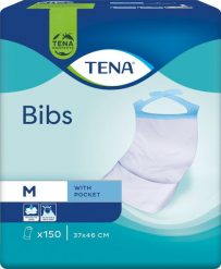 TENA Bib Meprotec, Śliniaki 37X48 cm, 150 sztuk. Śliniaki dla dzieci Tena, bez wzorów. Za 136.15 zł.
