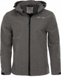 Męska kurtka softshell Spitsbergen Norway Wms Jacket Melange Grey. Szare kurtki męskie Erima, m, bez wzorów, z materiału. Za 255.99 zł.