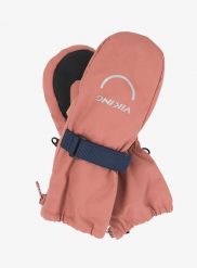 Rękawiczki dziecięce Viking Footwear Alv Winter Mittens. Czerwone rękawiczki dziecięce Viking, bez wzorów, z gumy. Za 84.69 zł.