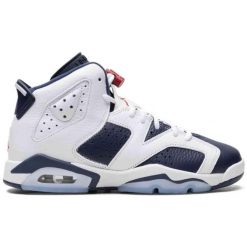 Air Jordan 6 Retro Olympic. Białe obuwie sportowe damskie Jordan, bez wzorów, do koszykówki. Za 758.85 zł.