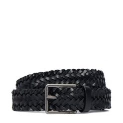 Pasek Calvin Klein. Czarne paski damskie Calvin Klein, bez wzorów. Za 289.99 zł.