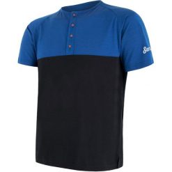 Sensor T-Shirt Męski Z Guzikami Merino Air Pt Niebiesko-Czarny L. T-shirty męskie marki Sensor. W wyprzedaży za 175.00 zł.