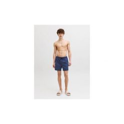 Kąpielówki Męskie - Tropic Solid - Granatowe. Niebieskie kąpielówki męskie Jack&Jones, m, bez wzorów, z poliesteru, do pływania. Za 156.20 zł.