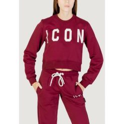 Bluza Kobieta ICON. Czerwone bluzy damskie ICON, bez wzorów, bez kaptura. W wyprzedaży za 253.30 zł.