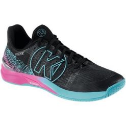 Buty Kempa Attack One 2.0. Czarne buty sportowe męskie Kempa, z materiału, bez zapięcia, do piłki ręcznej. W wyprzedaży za 464.00 zł.