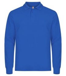 Clique Manhattan L/S Męska koszulka polo z długim rękawem Royal Blue. Niebieskie bluzki z długim rękawem męskie CLIQUE, l, bez wzorów, z bawełny, bez kołnierzyka. Za 136.35 zł.