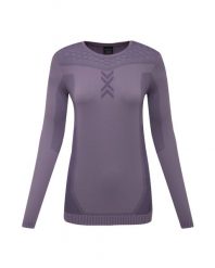 Koszulka z długim rękawem damska X-Bionic X-Ential Shirt Lavender. Fioletowe koszulki sportowe damskie X Bionic, l, bez wzorów, z materiału, sportowe, bez kołnierzyka. Za 230.00 zł.