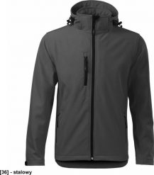 MALFINI Performance 522 - ADLER - Softshell kurtka męska, 300 g/m2, 6% elastan, 94% poliester, - czarny - rozmiar 4XL. Czarne kurtki męskie Malfini, m, bez wzorów, z elastanu, bez kaptura. Za 235.59 zł.