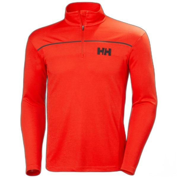 Pullover 1/2 zip Helly Hansen hp. Czerwone bluzy męskie Helly Hansen, m, bez wzorów, bez kaptura. Za 285.90 zł.