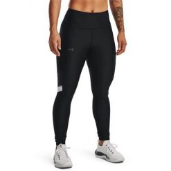 Spodnie treningowe damskie Under Armour Armour Mesh Panel. Czarne obuwie sportowe damskie Under Armour, l, bez wzorów, z materiału. Za 339.00 zł.