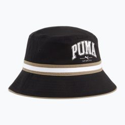 Kapelusz PUMA Squad Bucket. Czarne czapki i kapelusze damskie Puma, bez wzorów, z materiału, eleganckie. Za 94.99 zł.