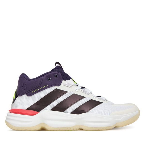 Buty halowe adidas. Białe buty sportowe męskie Adidas, bez zapięcia. Za 479.99 zł.