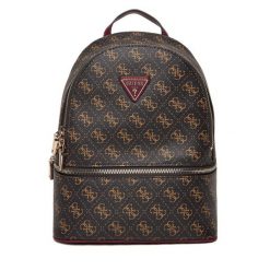 Plecak Guess. Brązowe plecaki damskie Guess, z aplikacjami. Za 639.99 zł.