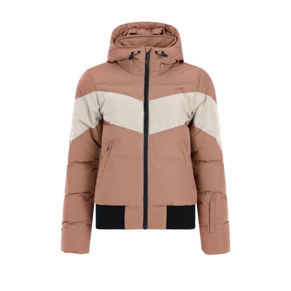 Damska kurtka narciarska Protest Jilly. Brązowe kurtki damskie Protest, bez wzorów, bez kaptura, narciarskie. Za 775.50 zł.