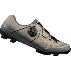 Buty rowerowe MTB XC503W, piaskowy beż. Brązowe obuwie sportowe damskie Shimano, bez wzorów, rowerowe. Za 712.55 zł.