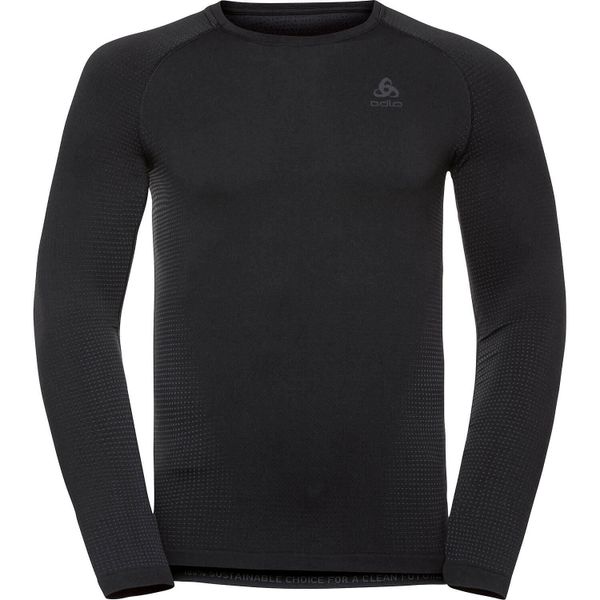T-shirt Thermique Odlo PERFORMANCE WARM ECO. Czarne t-shirty męskie Odlo, l, bez wzorów, z materiału, bez kołnierzyka. Za 269.49 zł.