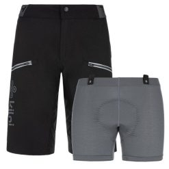 Szorty damskie Kilpi Trackee. Czarne szorty sportowe damskie Kilpi, s, bez wzorów, z nylonu, sportowe, rowerowe. Za 256.81 zł.