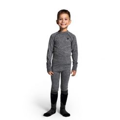 Legginsy termoaktywne narciarskie dziecięce Lemon Explore ZL4. Szare buty zimowe chłopięce LEMON explore, bez wzorów, z elastanu, bez zapięcia. Za 59.90 zł.